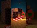 How to quickly build a Netherportal!! #minecraft #technoo7 #shorts