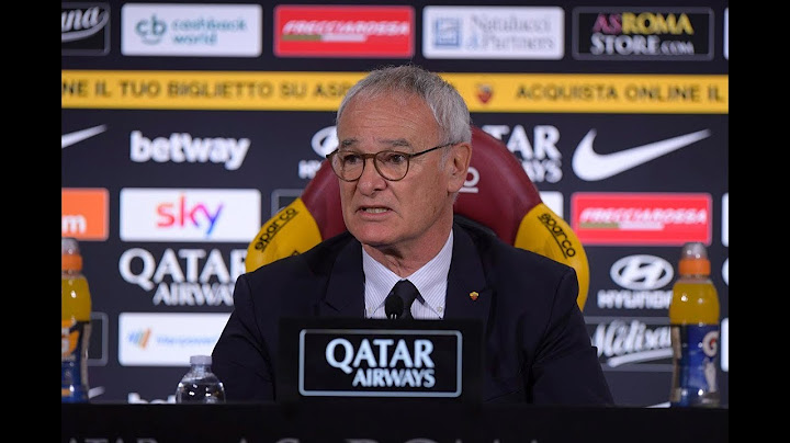 LIVE:  la conferenza stampa di Claudio Ranieri in vista di SPAL-Roma