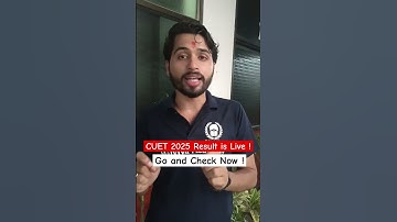 CUET 2025 Result is Live 💯 Check Now ! ✅ #cuet2025 #result #live