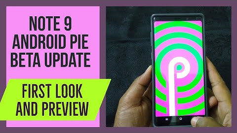 Official Android Pie Beta Update|Samsung Galaxy Note 9| One UI | Review| Bugs