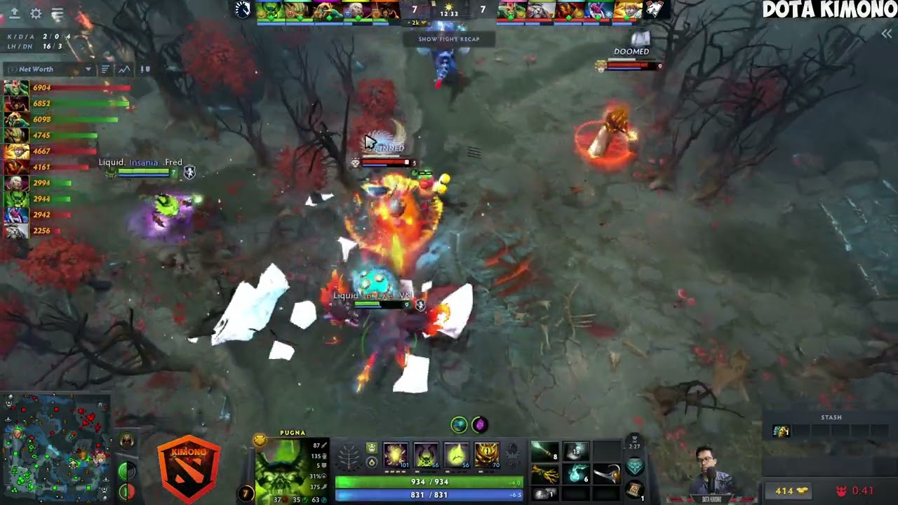 🔥 INSANIA - PUGNA :TEAM LIQUID VS VIRTUS PRO FISSURE UNIV EPS 6 - Gameplay 7.39d 