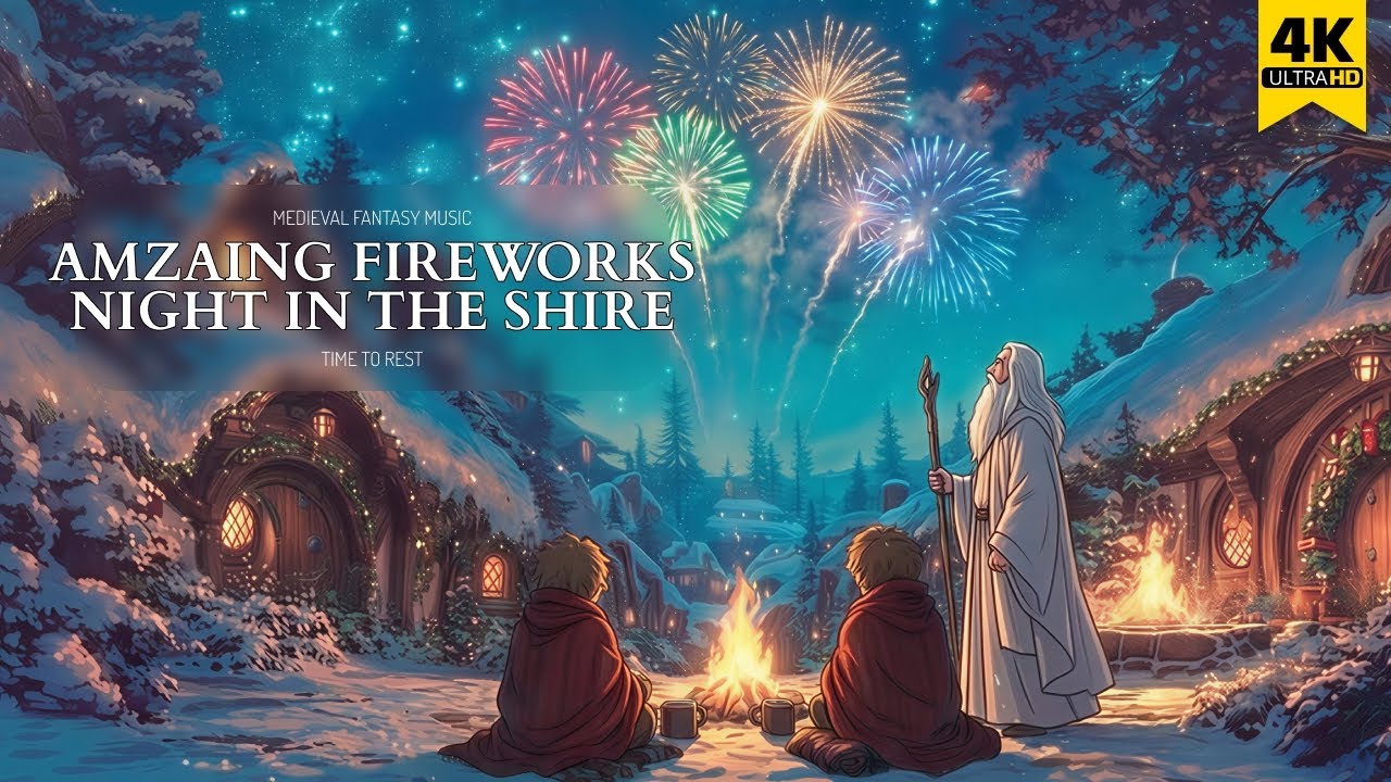 Medieval Music For Focus & Calm | Fireworks Night In The Shire