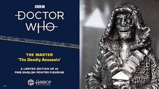 Doctor Who The Master Solid English Pewter Limited Edition Figurine from Robert Harrop Designs