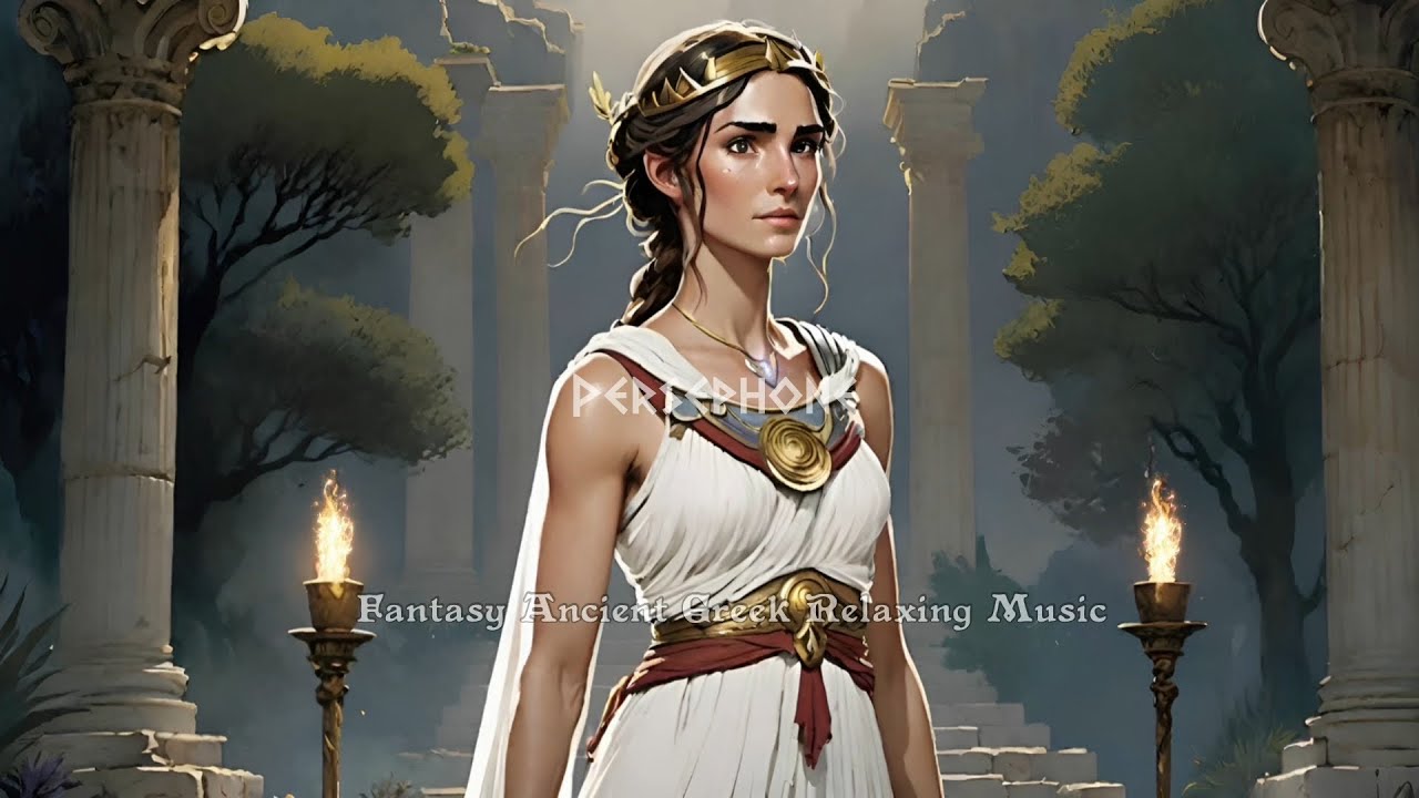 Persephone  Fantasy Ancient Greek Goddess Relaxing Music  Ethereal Voice Lyra Kithara Duduk