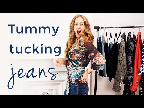 best jeans for tummy