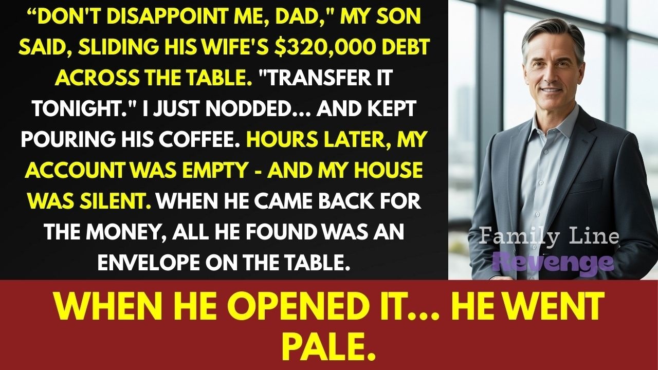 My Son Demanded I Pay His Wife’s $320K Debt — So I Vanished Without a Word…