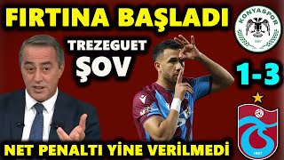 Konyaspor 1 - 3 Trabzonspor. Ogün Temizkanoğlu - Trabzonspor'un Net Penaltısı Yine Verilmedi !