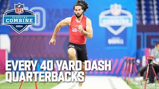 Every Quarterback's 40 Yard Dash!