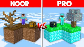 Minecraft NOOB vs PRO vs GOD: NOOB SKYBLOCK vs PRO SKYBLOCK BATTLE! (Animation)