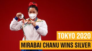 Mirabai Chanu wins silver for India 🥈🇮🇳 | Weightlifting | #Tokyo2020 Highlights
