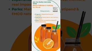 join nestle internship 2026 #internship2026 #nestle #career #internshipforstudents #jobsarkar #short