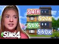 The sims 4 but every apartment is a different budget