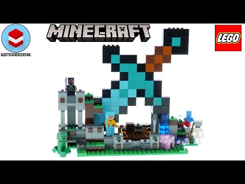 LEGO Minecraft 21244 The Sword Outpost - LEGO Speed Build Review