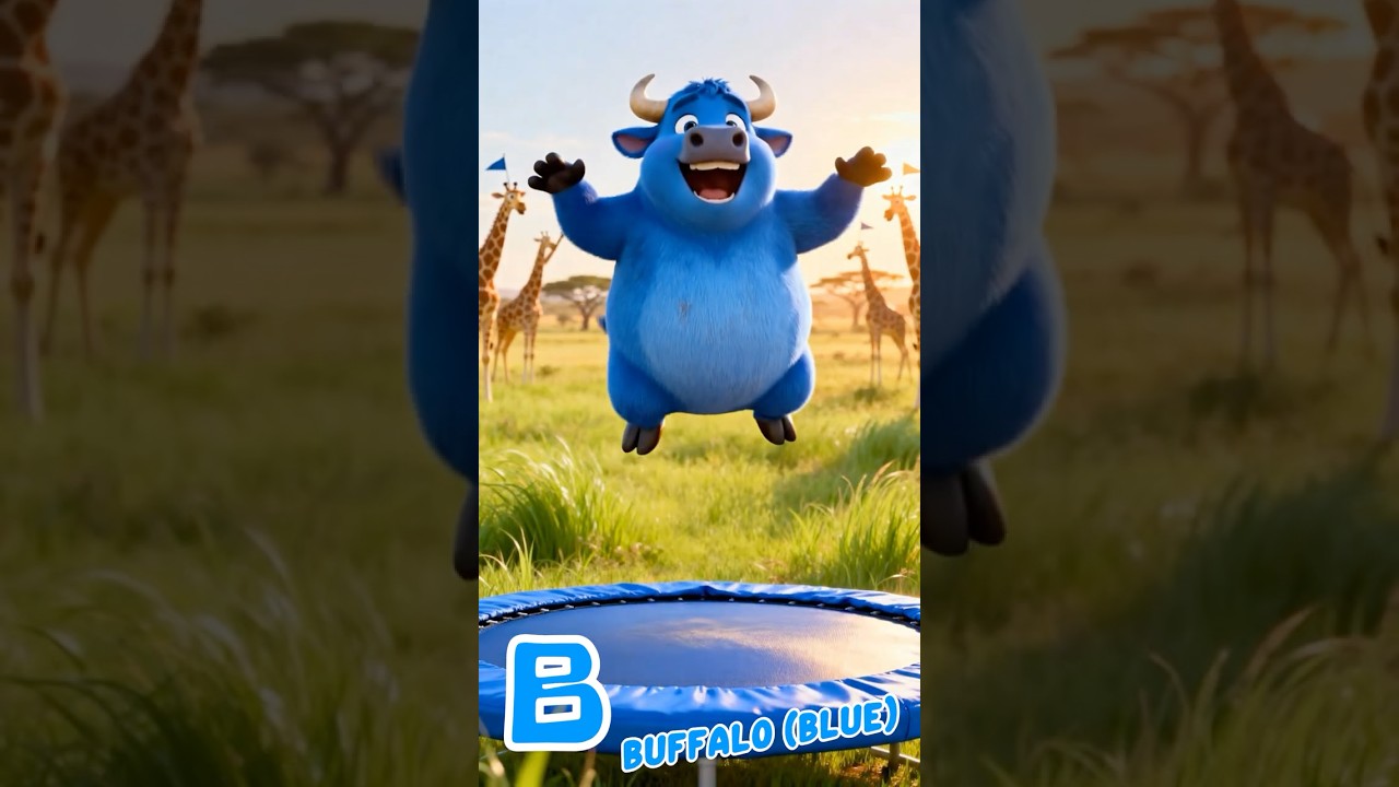 ABC Красочные Животные Прыжки на батуте (ABCD) 