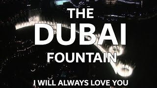 The Dubai Fountain: I Will Always Love You - Shot/Edited with 5 HD Cameras - 6 of 9 (HIGH QUALITY!)