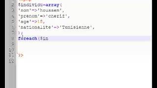 Tutoriel Php Sur Les Tableaux Array