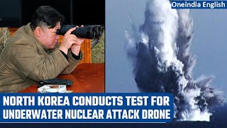 North Korea conducts test for underwater nuclear attack drone, reports state media | Oneindia News