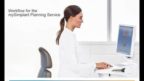 Sirona Connect SW 4.6.x Workflow for mySimplant Planning Service 1.0