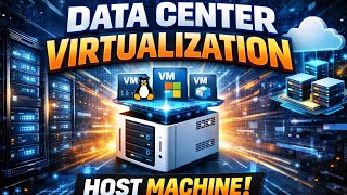 Data Center, Host Machine & Virtualization Explained | Beginner Friendly | What is a Data Center?