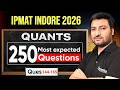 IPMAT Indore Quant Practice Questions  | Most Expected Questions for IPMAT 2026
