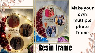 ||FULL TUTORIAL|| RESIN MULTIPLE PHOTOS FRAME WITH LIGHT || in easy way at home.