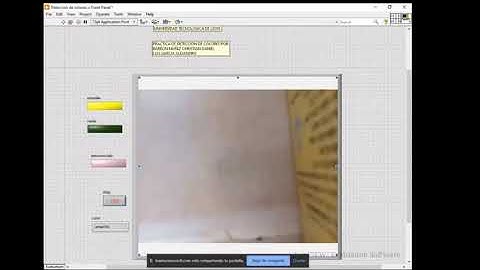 Práctica Detección de colores con LabVIEW