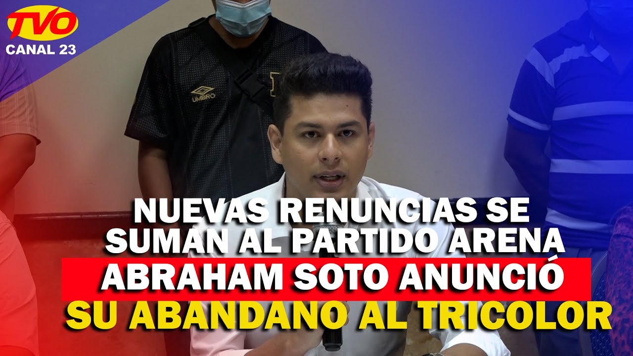 Nuevas renuncias se suman al partido tricolor (ARENA)