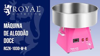Máquina de algodão doce Royal Catering RCZK-1030-W-R | Apresentação do produto 10010595