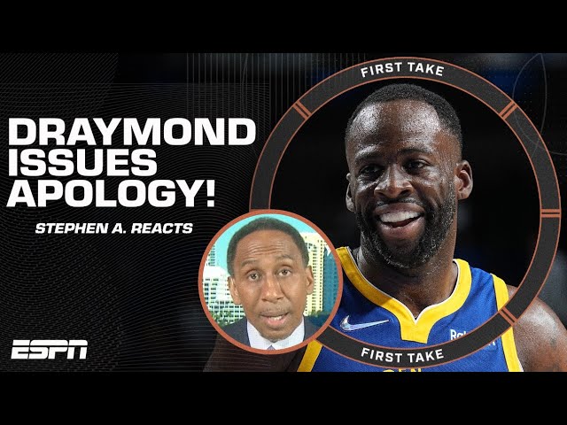 Stephen A. reacts to Draymond Green’s apology: It humbled me! | First Take class=