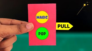 New and simple pull toy , Easy paper magic trick , prank toy making , how to make paper toy