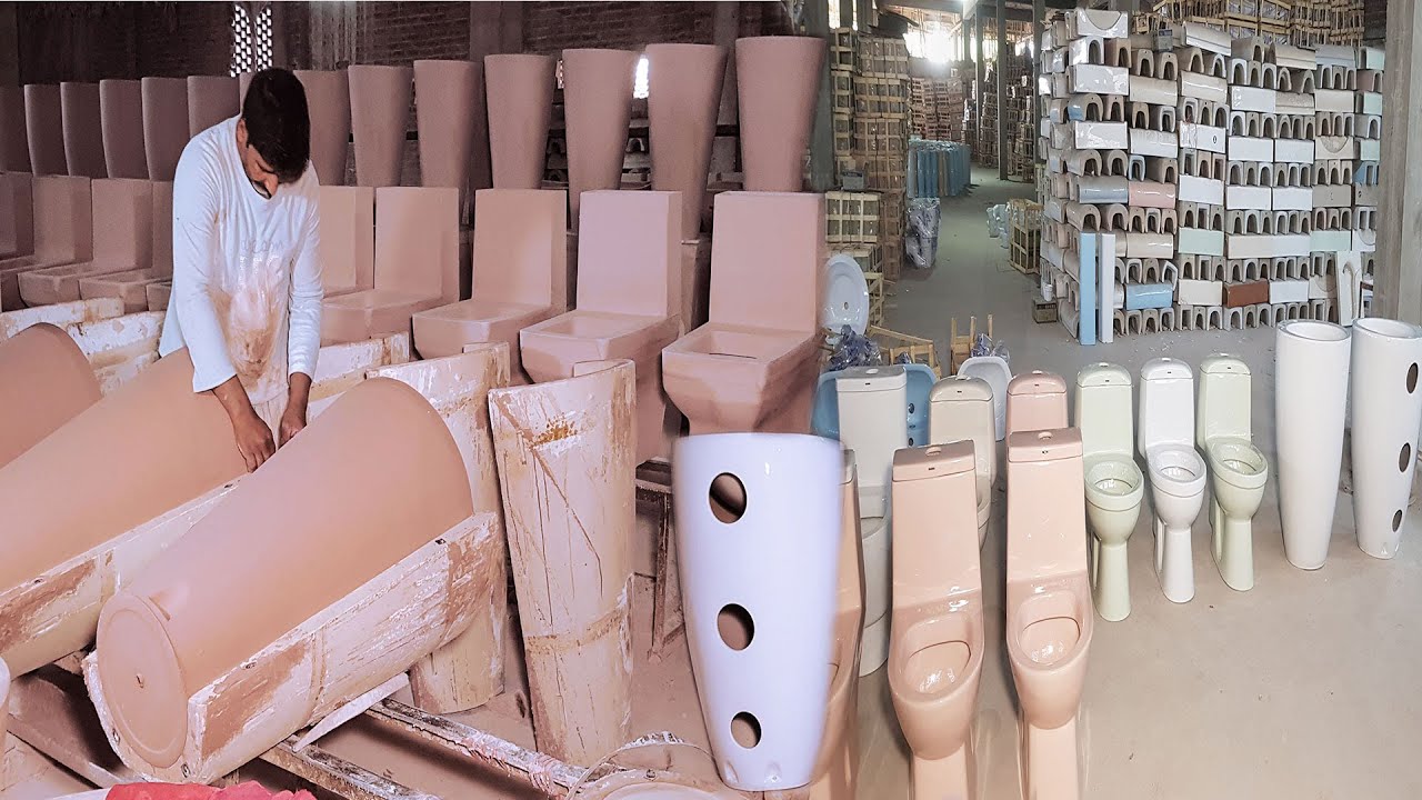 Excellent Techniques Ceramic Bathroom Wash Basin Manufacturing Full ...