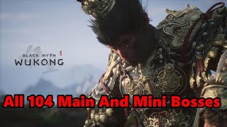 Black Myth: Wukong - All 104 Main And Mini Bosses + Secret Ending