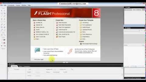 tutorial scrollbar macromedia flash 8