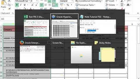 Basic - How to Create Report Using Financial Report Studios (Part 1)