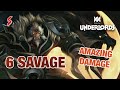 Full 6 Savage Build | 4 ★★★ Heroes | Dota Underlords Strategy