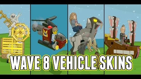 LEGO Dimensions Wave 8 Vehicle Skins! The Goonies, LEGO City & Hermione Packs! All Three Skins!