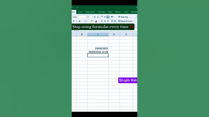 Current date & time formula in excel!  #education #ExcelTricks #exceltips #exceltutorial  #Excel