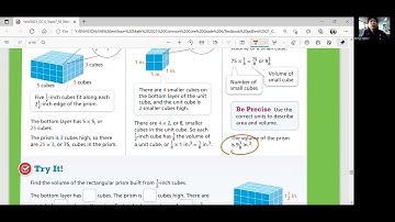 EnVision Math 6 Lesson 7-8: Find Volume with Fractional Edge Lengths