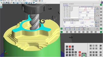 SolidCAM toolpath | Mikron 500U | Heidenhain 530 | 5Axis Simulation |HuiMaiTech Virtual CNC Training