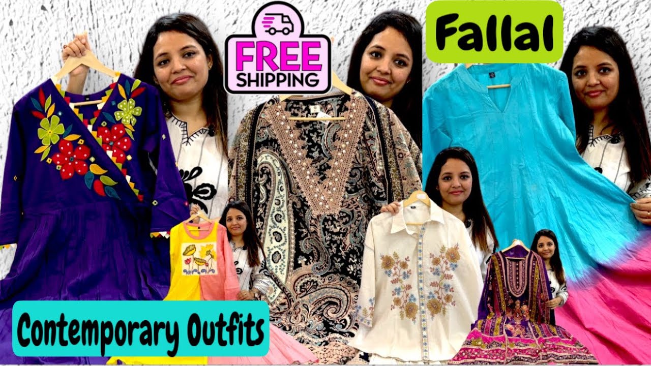 Designer Tunic, Cord Set, Cotton & Party Wear Suits, Shirt, Anarkali, Farshi Salwar Kurti at Fallal.
