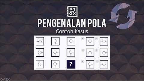 Story of Pattern Recognition Computational Thinking - Informatika UNPAS