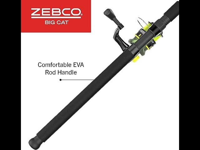 Dominate Catfish with the Zebco Big Cat Spinning Reel & 8-Foot Rod