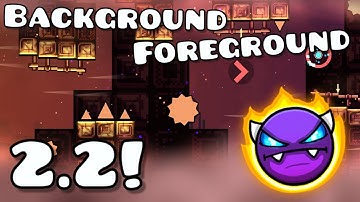 How to Make a Background and Foreground in 2.2! Building with Jack |  Geometry Dash Tutorial