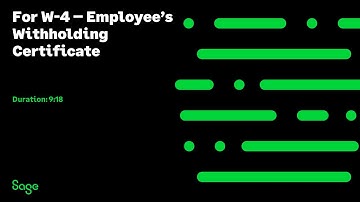 Sage 300 CRE Year End: Form W-4 (updated Dec. 6, 2019)