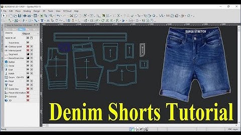 How to make Short Pant/Short Pant Tutorial/Denim Shorts Tutorial/  Optitex Pant Tutorial/