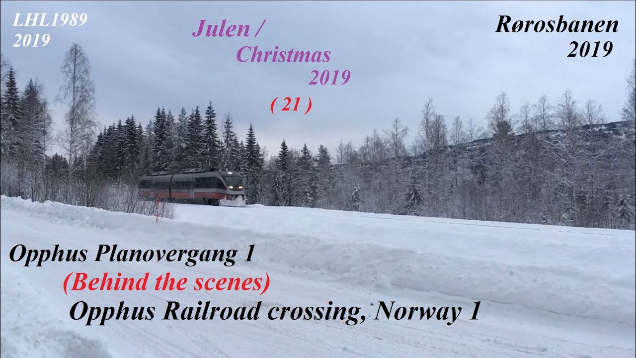 (Behind the scenes) Opphus Planovergang 1 / Opphus Railroad crossing, Norway 1