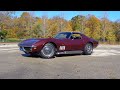 1969 Chevrolet Corvette 4 Speed in Burgundy & L89 427 Engine Sound - My Car Story with Lou Costabile