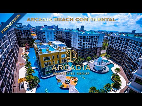 PROMOTION!  Arcadia Beach Continental Rent ฿7,000   🆓️High-Speed WiFi 🆓️Maid Service 🆓️CableTV