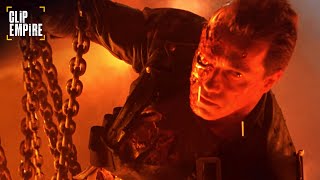 Terminator’s Selfless Sacrifice to Save Humanity (Full Ending Scene) | Terminator 2: Judgement Day