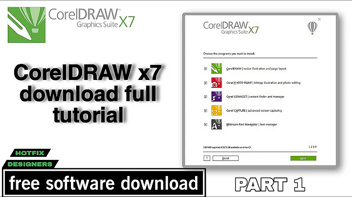 CorelDRAW X7 software download for free || graphic design software download